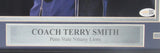 Terry Smith PSU Coach Autographed/Inscribed 8x10 Photo Framed Witness JSA 207843