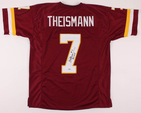 Joe Theismann Signed Washington Redskins Jersey Inscribed 83 MVP (Beckett)