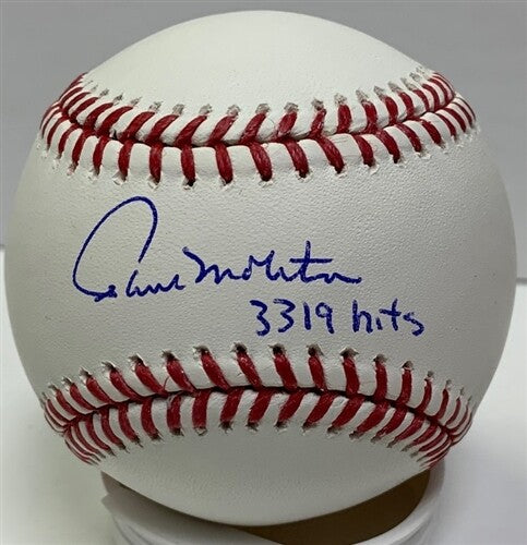 Brewers PAUL MOLITOR Signed Official MLB Baseball w/ "3319 Hits AUTO - JSA