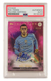 Phil Foden Signed 2023 Topps Inception Star Quality Purple /25 - PSA Authentic