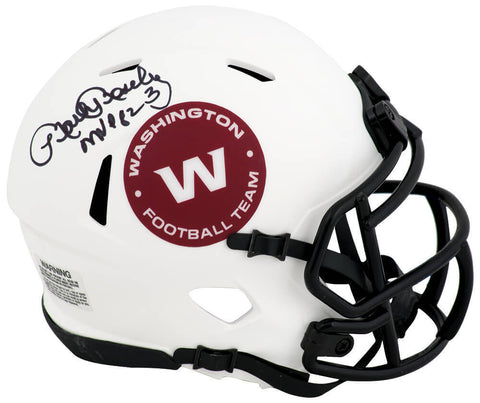 Mark Moseley Signed Washington (WFT) Lunar Riddell Mini Helmet w/MVP - (SS COA)