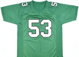 Zack Baun Autographed Green Pro Style Jersey - Beckett W Hologram *Black