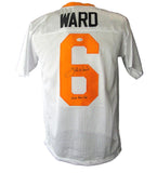 John Ward Signed "Give Him Six" Tennessee Vols Signed Jersey Sz XL JSA 213546