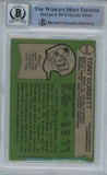 Tony Dorsett Autographed 1978 Topps #315 Rookie Card HOF BAS 10 Slab 38606