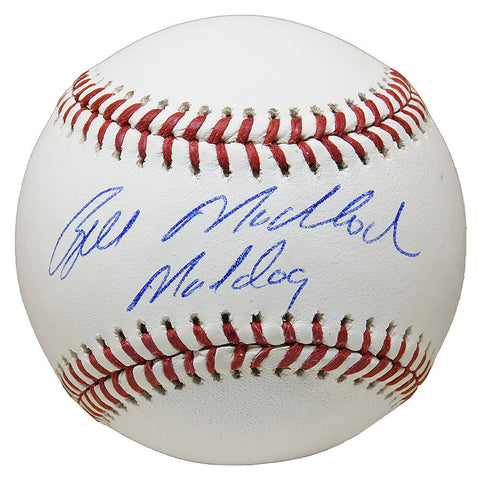Bill Madlock Pirates Signed Rawlings Official MLB Baseball w/Mad Dog - SCHWARTZ