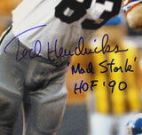 Ted Hendricks Signed Oakland Raiders Dry Mounted 16x20 Photo JSA 36442