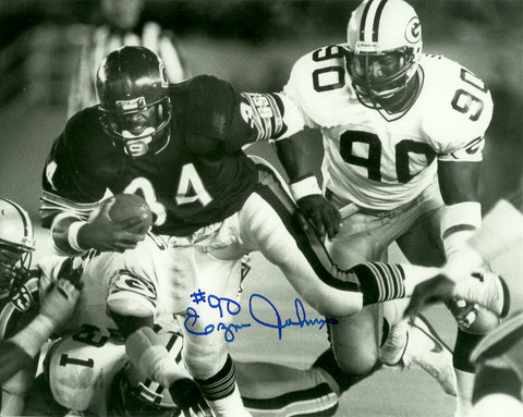 Packers Hall of Famer EZRA JOHNSON Signed 8x10 Photo #2 AUTO ~ 1978 Pro Bowl