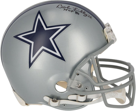 Signed Bob Lilly Cowboys Helmet