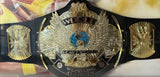 Hulk Hogan Autographed World Heavyweight Championship Belt Framed Shadowboc COA