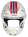 Tom Brady Autographed "2000 Pick #199 6x Champ" SpeedFlex Helmet Fanatics LE 12