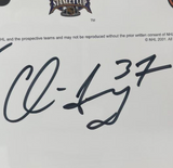 Joe Sakic Colorado Avalanche Autographed Looney Tunes 29"x26.5" Photo JSA COA