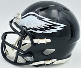MICHAEL VICK AUTOGRAPHED EAGLES 2022 ALTERNATE BLACK MINI HELMET BECKETT 243632