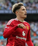 Alejandro Garnacho Signed Manchester United Adidas Soccer Jersey (Beckett)Winger