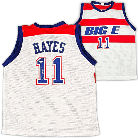 WASHINGTON BULLETS ELVIN HAYES AUTOGRAPHED SIGNED WHITE JERSEY JSA STOCK #215702