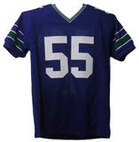 Brian Bosworth Autographed/Signed Pro Style Blue XL Jersey JSA 15099