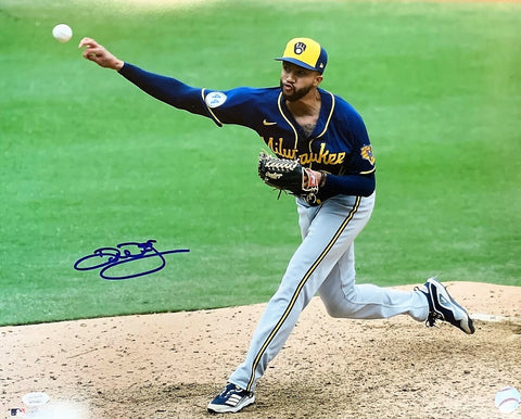 Brewers Pitcher DEVIN WILLIAMS Signed 16x20 Photo #7 AUTO - 2020 NL ROY - JSA
