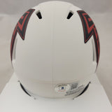 DRAKE LONDON SIGNED ATLANTA FALCONS LUNAR ECLIPSE SPEED MINI HELMET BECKETT