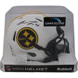 Pat Freiermuth Autographed Pittsburgh Steelers Lunar Mini Helmet Beckett 48053