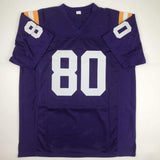 Autographed/Signed JARVIS LANDRY LSU Tigers Purple College Jersey JSA COA Auto