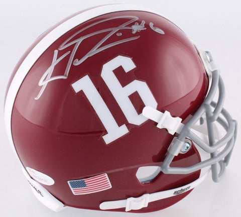 HaHa Clinton-Dix Signed Alabama Crimson Tide Mini Helmet (JSA) Packers Safety