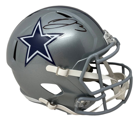George Pickens Signed Dallas Cowboys Full Size Replica Speed Helmet JSA QR