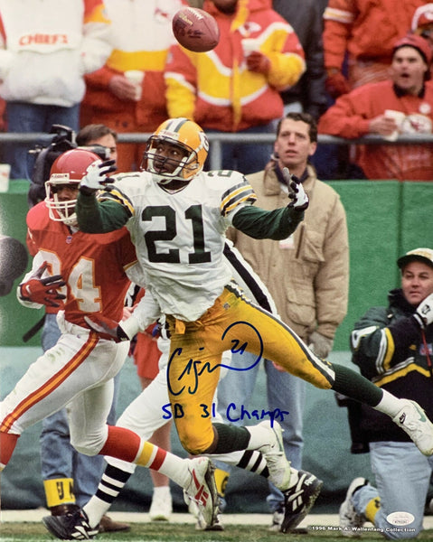 Packers SB XXXI Champ CRAIG NEWSOME Signed 16x20 Photo #4 AUTO w/ script JSA
