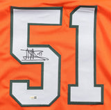 Jonathan Vilma Signed Miami Hurricanes Jersey (JSA) 2001 BCS National Champion