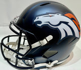 Patrick Surtain II Autographed Denver Broncos Navy Replica Helmet -- BAS COA