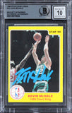 Celtics Kevin McHale Signed 1986 Star Court Kings #22 Card Auto 10! BAS Slabbed