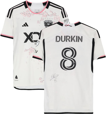 Chris Durkin D.C. United Signed Match-Used #8 Jersey 2023 MLS Season - Size M