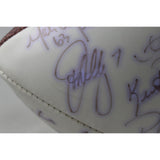 Montana Elway +32 Signed NFL Wilson Logo Football Faded Sigs Beckett 55427