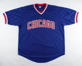 Andre Dawson Signed Chicago Cubs Jersey (JSA COA) 8xAll-Star OF - 1987 N.L.MVP