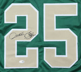 Raghib Rocket Ismail Signed Notre Dame Fighting Irish Green Jersey (JSA) W.R.