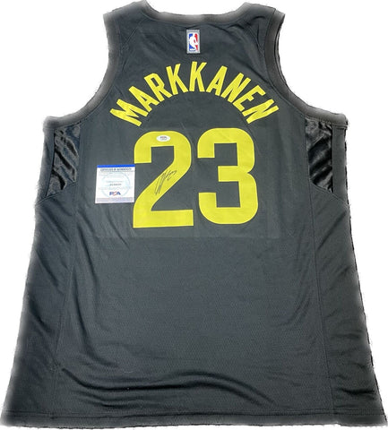 Lauri Markkanen signed jersey PSA/DNA Utah Jazz Autographed