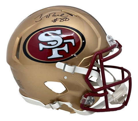 Jerry Rice Signed SF 49ers Full Size Throwback Authentic Speed Helmet Fanatics