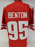 Keeanu Benton Signed Wisconsin Badgers Jersey (JSA COA) Nose Tackle / Steelers
