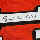 Autographed/Signed Braylon Edwards Cleveland Orange Jersey Beckett BAS COA