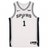 Victor Wembanyama Autographed Spurs Authentic White Assoc. Ed. Jersey Fanatics