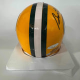 Autographed/Signed Bart Starr Aaron Rodgers Dual Mini Helmet Steiner Sports COA