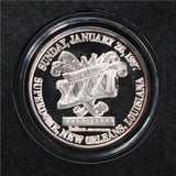 Balfour NFL Super Bowl XXXI Commemorative Silver Coin LE #5317/7500 Un-signed