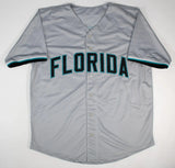 Charles Johnson Signed Florida Marlins Jersey Inscribed "97 WS Champs" (JSA COA)