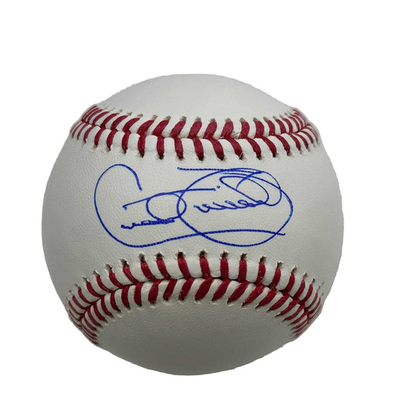 Autographed/Signed Cecil Fielder Rawlings ROML Beckett BAS COA