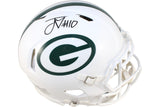 Jordan Love Autographed Green Bay Packers Authentic 24 Alt Helmet JSA 52724