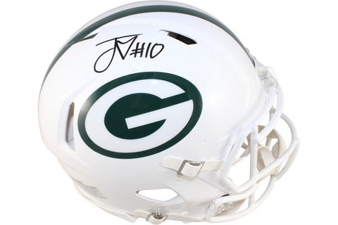 Jordan Love Autographed Green Bay Packers Authentic 24 Alt Helmet JSA 52724