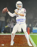 Johnny Manziel Texas A&M Heisman Winner Signed 16x20 Photo Beckett Witness 05169
