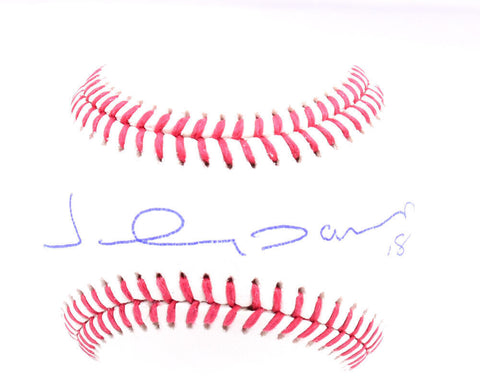 Johnny Damon Autographed Rawlings OML Baseball - Beckett W Hologram *Blue