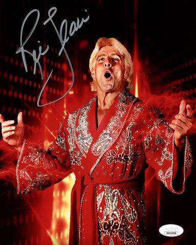 RIC FLAIR AUTOGRAPHED SIGNED 8X10 PHOTO JSA STOCK #203570