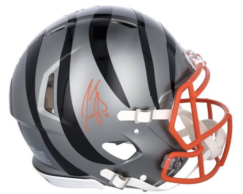 Joe Burrow Autographed Cincinnati Bengals Flash Speed Authentic Helmet Fanatics