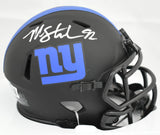 Michael Strahan Signed New York Giants Eclipse Speed Mini Helmet - Beckett Holo