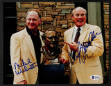 Terry Bradshaw / Mike Webster Steelers Signed 8x10 Photo HOF Beckett LOA 213035